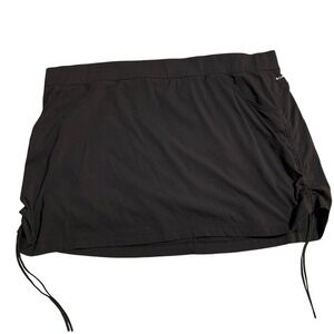 Columbia Athletic Skort Skirt Outdoor Hiking‎ Black 3xl Omni Shield Stretch